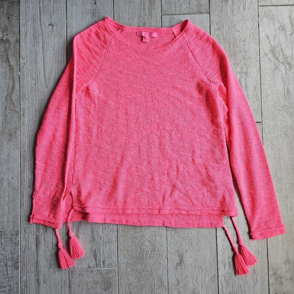 Lily Pulitzer | Jody Tassel Sweater in Love Potion
